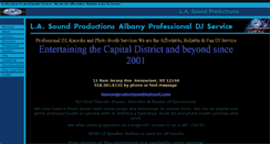 Desktop Screenshot of lasoundproductions.com